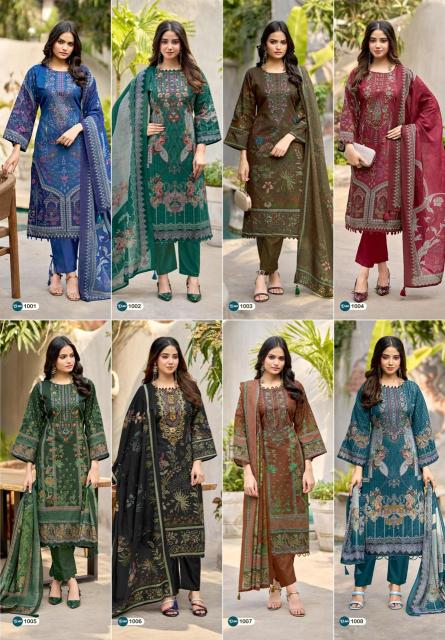 Rahi fab red orchid vol-1 wholesale dress material